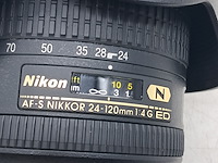Cameralens, nikon, af-s nikkor 24-120mm 1:4 g ed - afbeelding 5 van  8