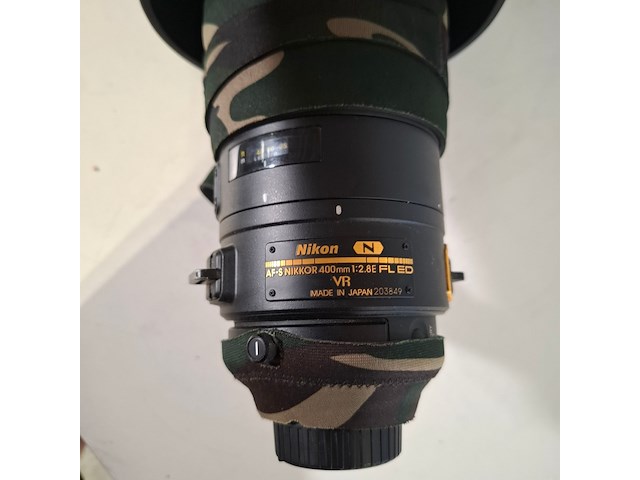 Cameralens, nikon, af-s nikkor 400mm 1:2.8e fl ed vr - afbeelding 6 van  8