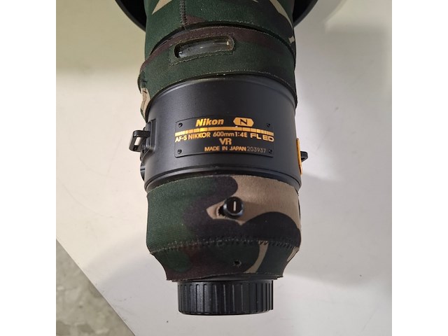 Cameralens, nikon, af-s nikkor 600mm 1:4e fl ed vr - afbeelding 6 van  8
