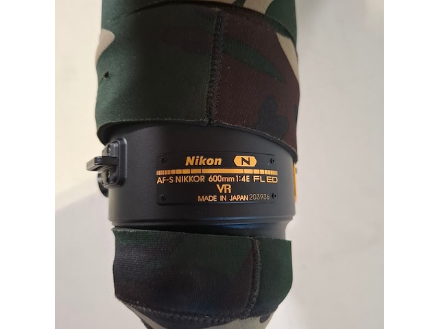 Cameralens, nikon, af-s nikkor 600mm 1:4e fl ed vr - afbeelding 7 van  9