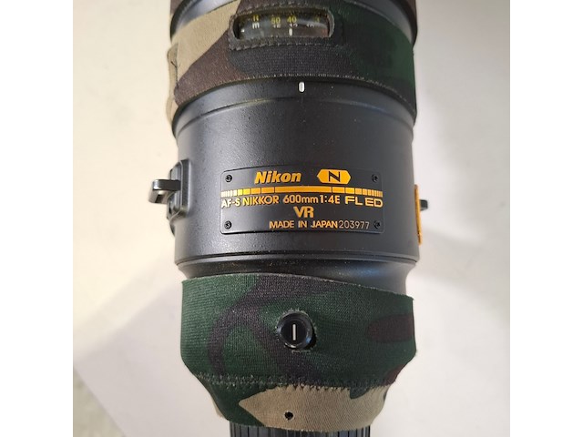 Cameralens, nikon, af-s nikkor 600mm 1:4e fled vr - afbeelding 6 van  8