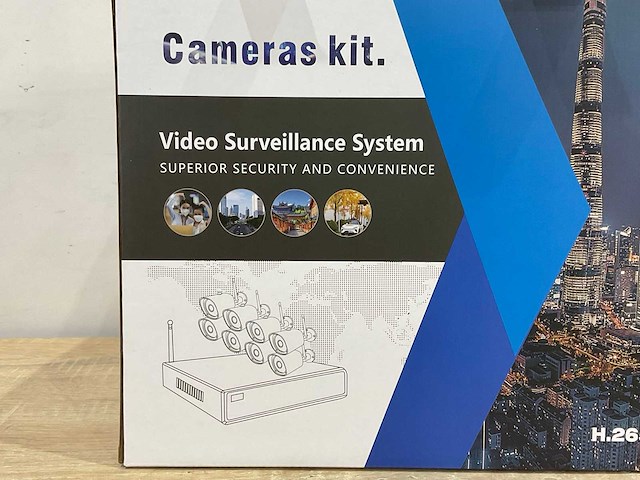 Cameras kit - h.265+ - beveiligingscamera’s - afbeelding 5 van  9