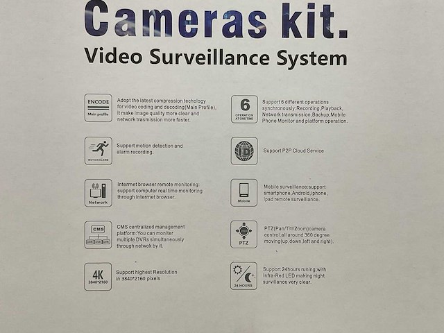 Cameras kit - h.265+ - beveiligingscamera’s - afbeelding 6 van  9