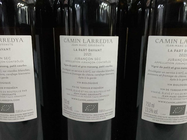 Camin larredya, jurancon sec la part davant 2021 (7x) - afbeelding 3 van  3