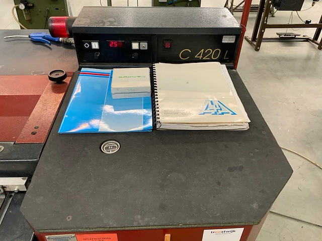 Camoga c 420 l bandmessplitmachine - afbeelding 3 van  6