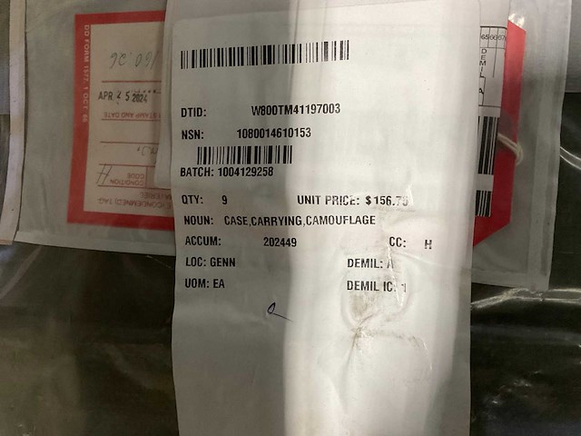 Camouflage carrying case (9x) - afbeelding 4 van  5