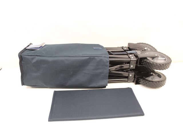 Campart bolderkar hc-0910 opvouwbaar draagvermogen 70kilo blauw - afbeelding 5 van  5