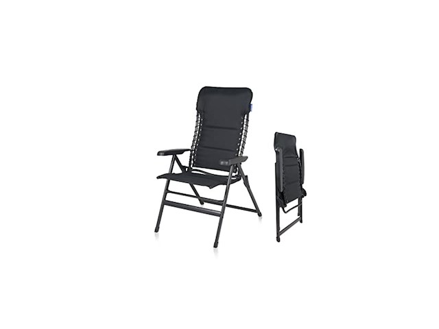 Campart ch-0696 campingstoel opvouwbaar rugleuning antraciet - afbeelding 2 van  5