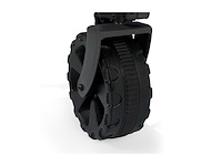 Campart saint-michel folding handcart, 80 l blauw/wit - afbeelding 3 van  5