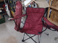 Camping vis inklapbare stoelen zo goed als nieuw aantal 2 stuks. - afbeelding 1 van  5