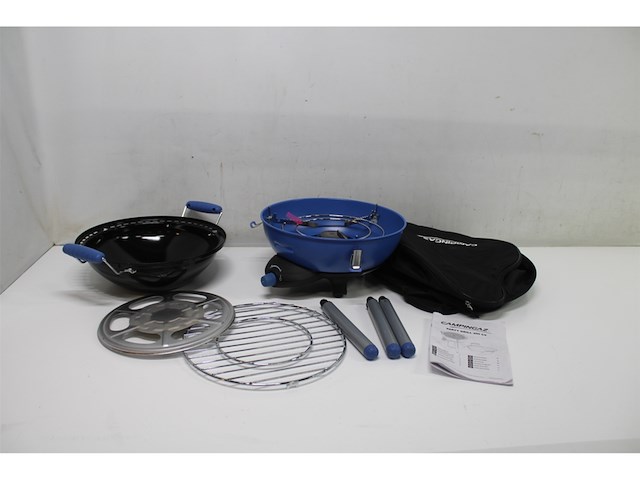 Campingaz party grill 400 cv contactgrill 2000w zwart, blauw - afbeelding 5 van  6