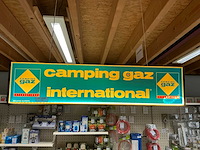 Campinggaz nostalgische lichtreclame bord - afbeelding 2 van  3