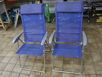 Campingstoelen - 2 stuks - afbeelding 1 van  4