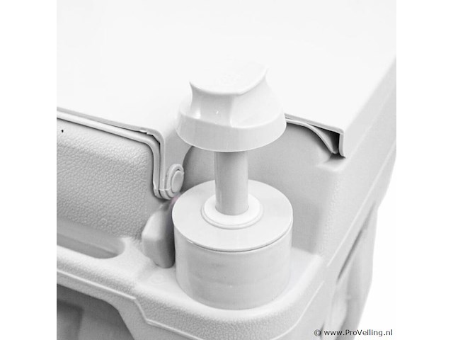 Campingtoilet / kampeer wc 20 liter 41,5 x 36,5 x 42cm - afbeelding 3 van  5