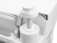 Campingtoilet / kampeer wc 20 liter 41,5 x 36,5 x 42cm - afbeelding 3 van  5