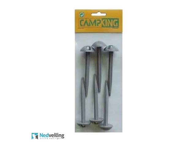 Campking grondzeilpennen 6 ex. (doos q2) - afbeelding 1 van  3