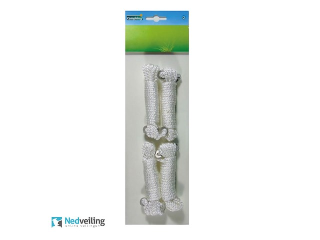 Campking scheerlijn 4x 4meter x 3 mm nijlon (doos q2) - afbeelding 1 van  3