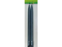 Campking tentharingen half rond 24 cm staal 10 stuks (doos q2) - afbeelding 3 van  3