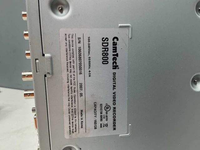 Camtech - sdr800 - digital videorecorder - afbeelding 7 van  7