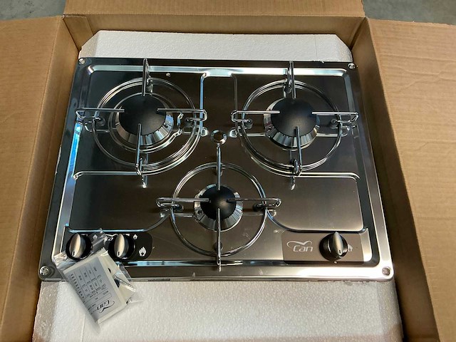 Can pc 1323-s 3-pits gasstel - afbeelding 2 van  3