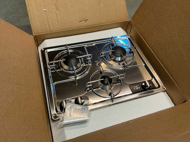 Can pc 1323-s 3-pits gasstel - afbeelding 1 van  3