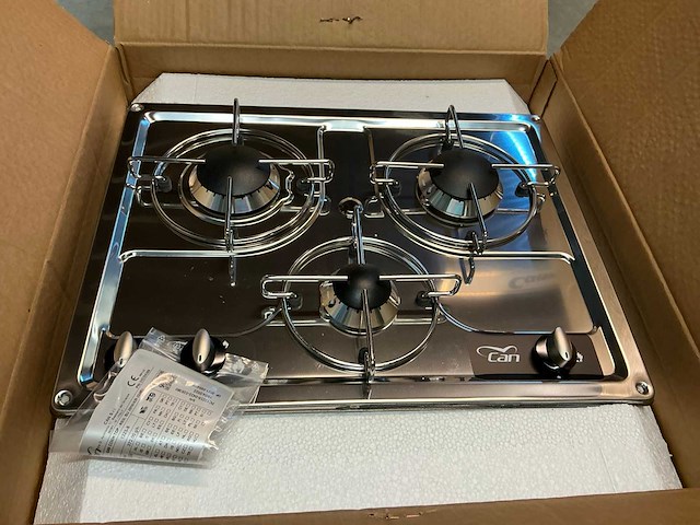 Can pc 1323-s 3-pits gasstel - afbeelding 2 van  3