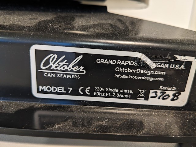 Can seamer blik sluiter, oktober, model 7, zwart, 2020 - afbeelding 3 van  8