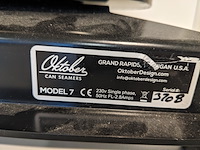 Can seamer blik sluiter, oktober, model 7, zwart, 2020 - afbeelding 3 van  8