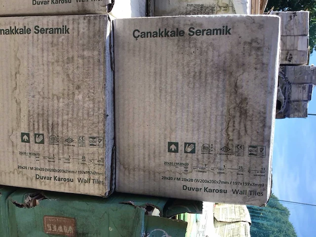 Çanakkale - wit - 20x20 cm - 31m2 - wandtegel - afbeelding 6 van  6