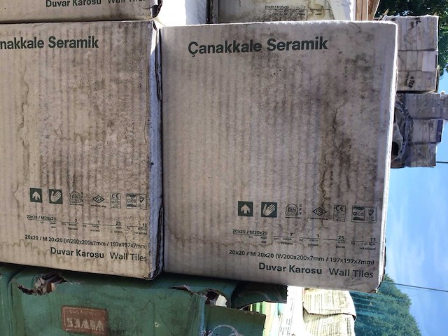 Çanakkale - wit - 20x20 cm - 31m2 - wandtegel - afbeelding 6 van  6