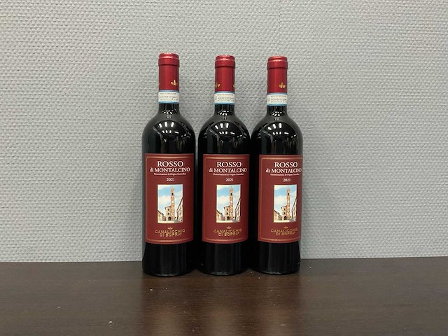 Canalicchio di sopra rosso montalcino 2021 (3x) - afbeelding 1 van  3