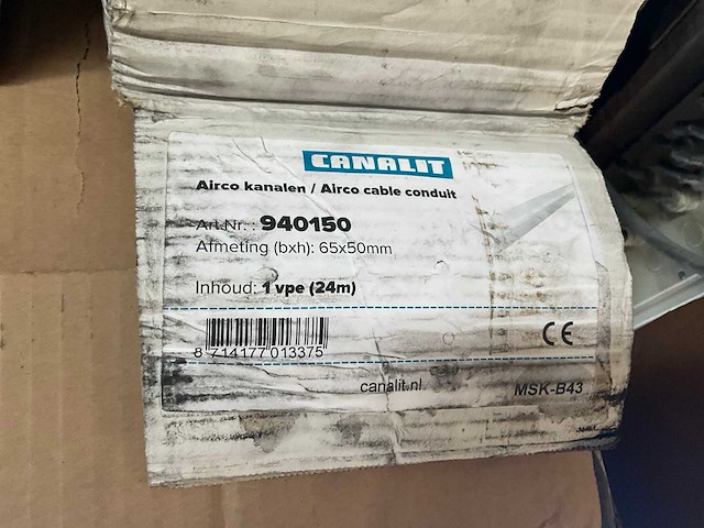 Canalit 65x50mm airco leidingkanalen - afbeelding 3 van  4