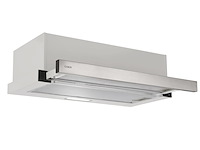 Candy afzuigkap model cbt6130/3x semi inbouw (uittrekbaar) zilver - afbeelding 1 van  4