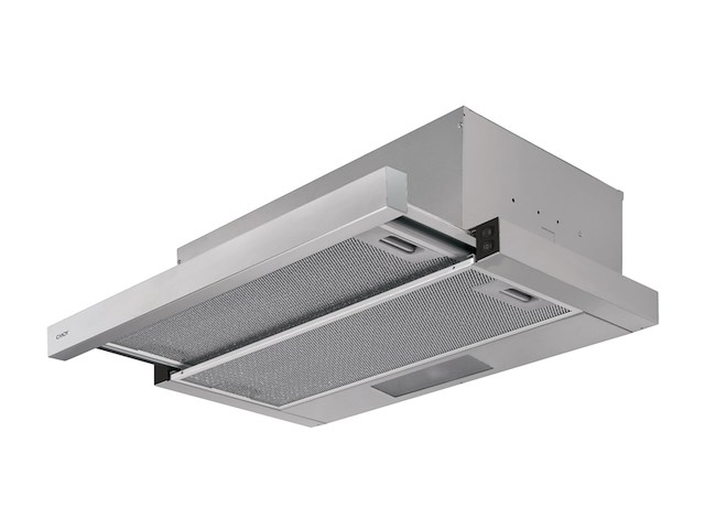 Candy afzuigkap model cbt6130/3x semi inbouw (uittrekbaar) zilver - afbeelding 2 van  4