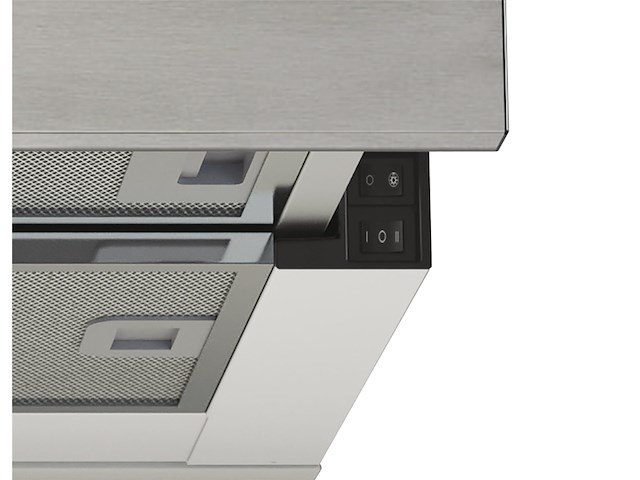 Candy afzuigkap model cbt6130/3x semi inbouw (uittrekbaar) zilver - afbeelding 3 van  4