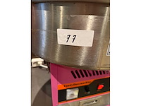 Candy floss fs-l50 suikerspin machine - afbeelding 3 van  4