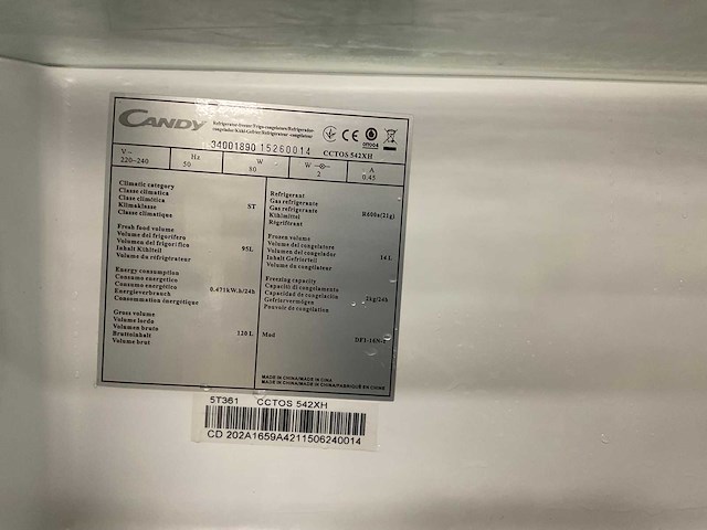 Candy koelkast - afbeelding 3 van  4