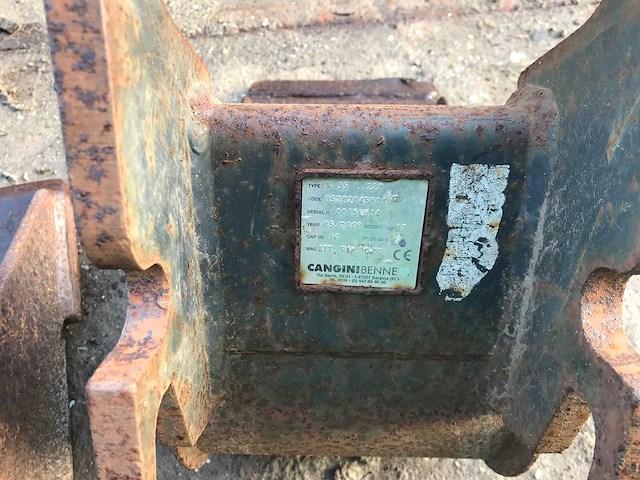 Cangini benne - 2008 - bn 35 l 220 - graafbak - afbeelding 3 van  3