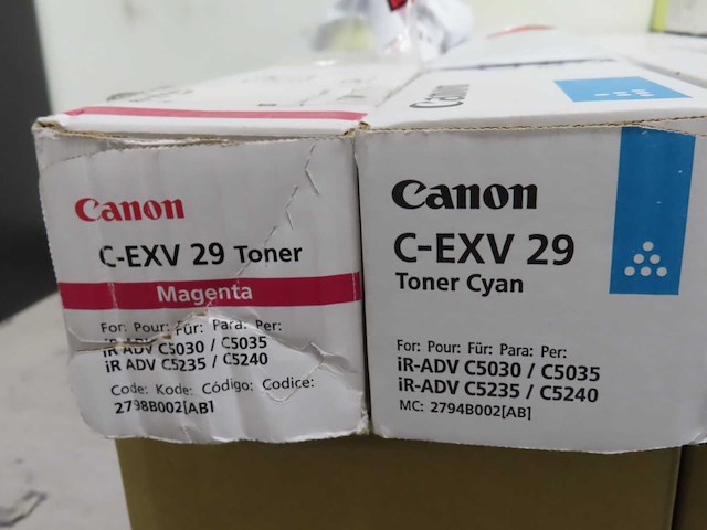 Canon - c-evx 29 - toner (5x) - afbeelding 1 van  3