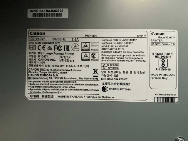 Canon - imageprograf tx-3000 - plotter - afbeelding 9 van  13