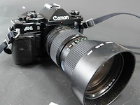 Canon a-1 spiegelreflexcamera uitgerust met een canon new fd 35-105mm f/3.5 zoomlens - afbeelding 3 van  8