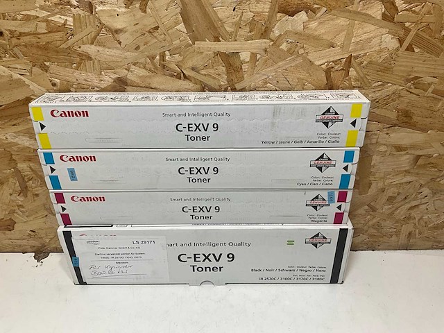 Canon c-exv 9 toner (4x) - afbeelding 1 van  2