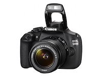 Canon eos 1200d + efs 1855mm slr camerakit 18 mp cmos zwart - afbeelding 1 van  5
