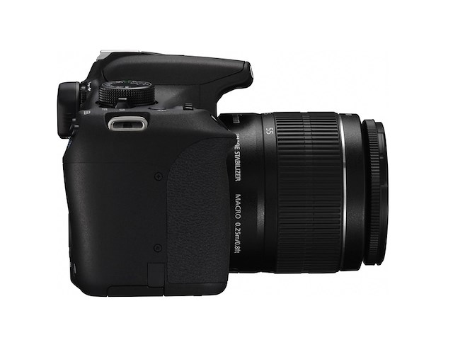 Canon eos 1200d + efs 1855mm slr camerakit 18 mp cmos zwart - afbeelding 3 van  5