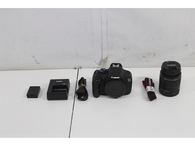 Canon eos 1200d + efs 1855mm slr camerakit 18 mp cmos zwart - afbeelding 5 van  5