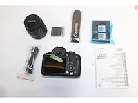 Canon eos 2000d bk 18-55 is ii eu26 slr camerakit 24.1mp cmos 6000 x 4000pixels zwart - afbeelding 5 van  6
