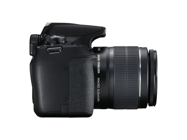 Canon eos 2000d bk 1855 is ii eu26 slr camerakit zwart - afbeelding 4 van  6