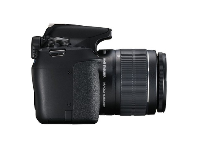 Canon eos 2000d bk 1855 is ii eu26 slr camerakit zwart - afbeelding 4 van  5