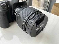 Canon eos 80d fotocamera met diverse lenzen - afbeelding 5 van  8