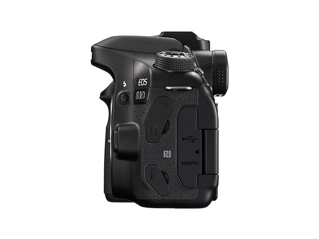 Canon eos 80d slr camerabody zwart - afbeelding 4 van  4